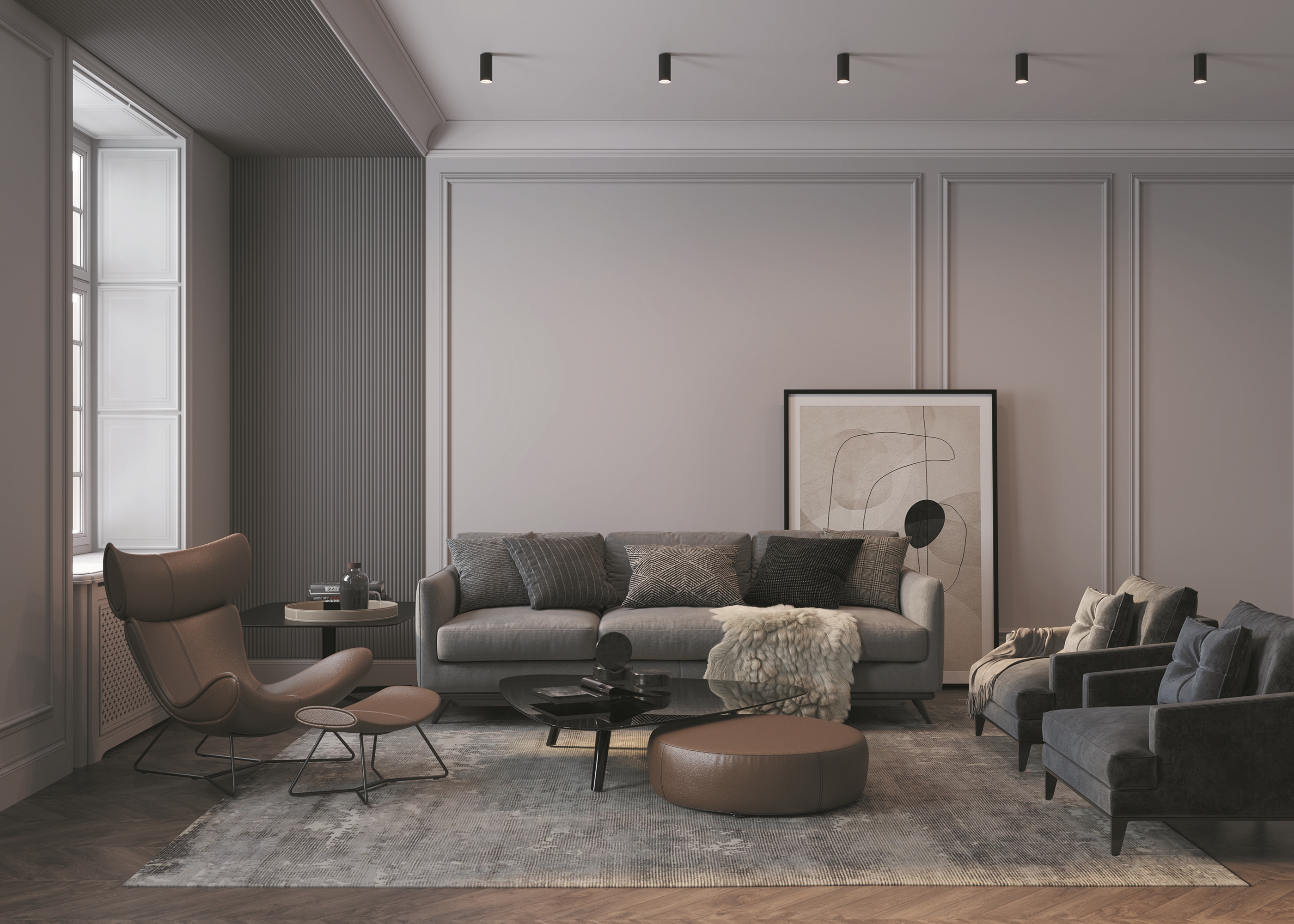 картинка Потолочный светильник Maytoni Focus S C052CL-01B от магазина pro-decor.kz