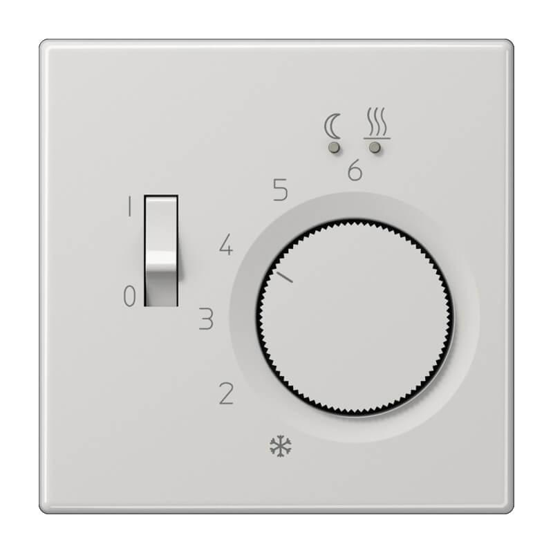 картинка Регулятор теплого пола 10(4)А Jung LS 990 светло-серый FTRLS231LG от магазина pro-decor.kz