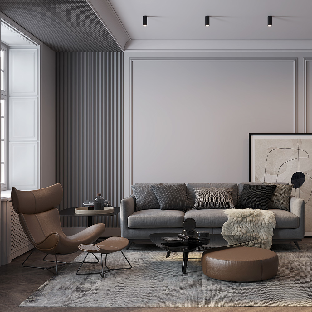 картинка Потолочный светильник Maytoni Focus S C052CL-01B от магазина pro-decor.kz