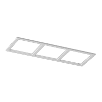 картинка Рамка тройная для серии COMBO 3, квадратная, белая от магазина pro-decor.kz