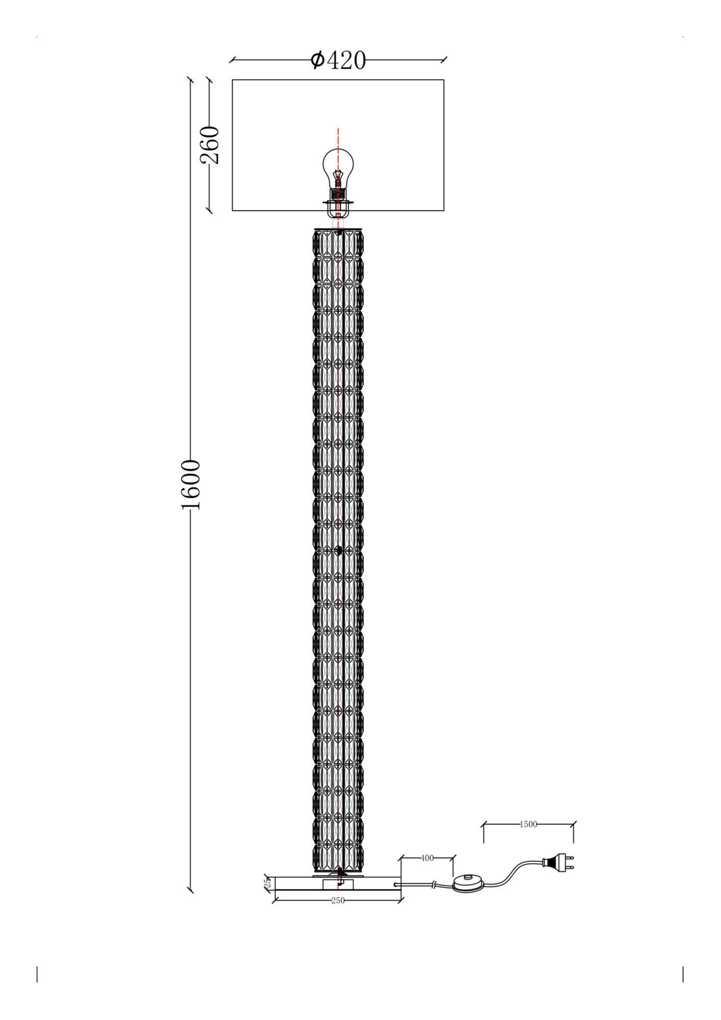 картинка Торшер Maytoni Talento DIA008FL-01CH от магазина pro-decor.kz
