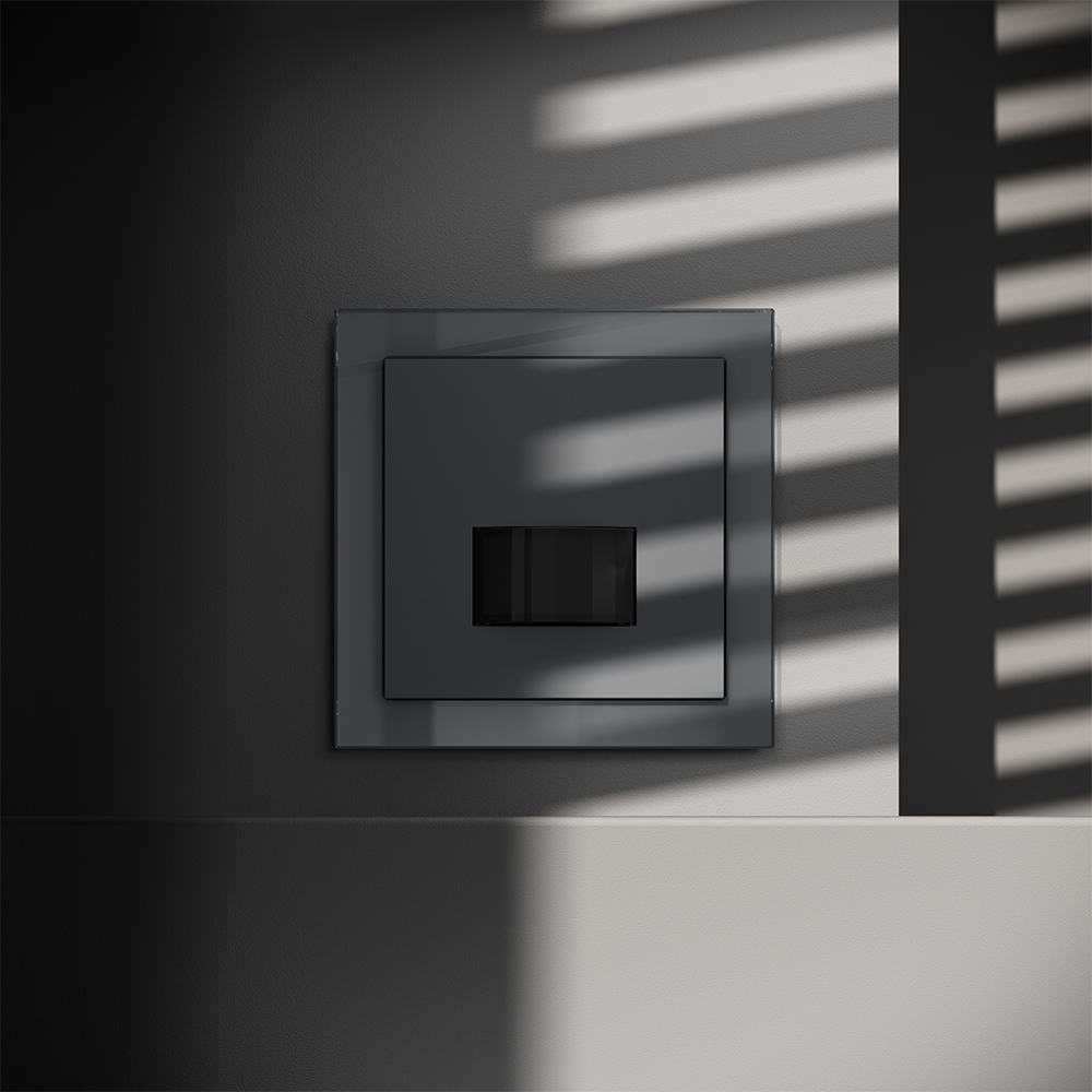 картинка Датчик движения встраиваемый VOLTUM S70, (графит) VLS070507 от магазина pro-decor.kz