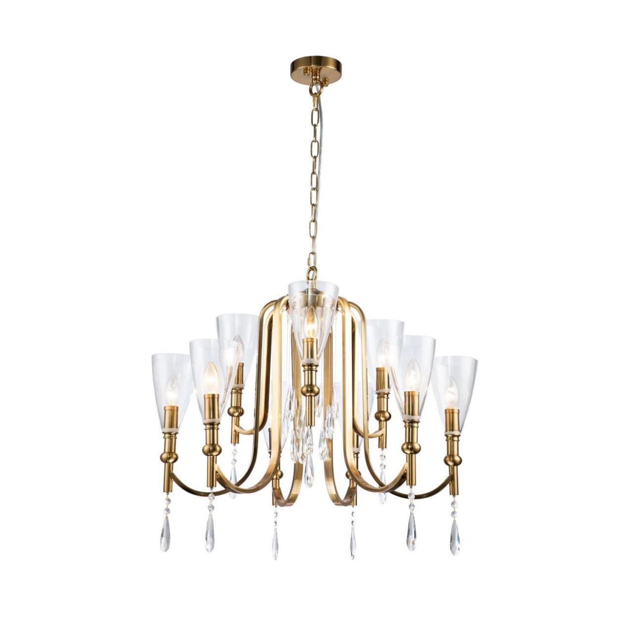 картинка Подвесная люстра Favourite Lyra 2968-9P от магазина pro-decor.kz