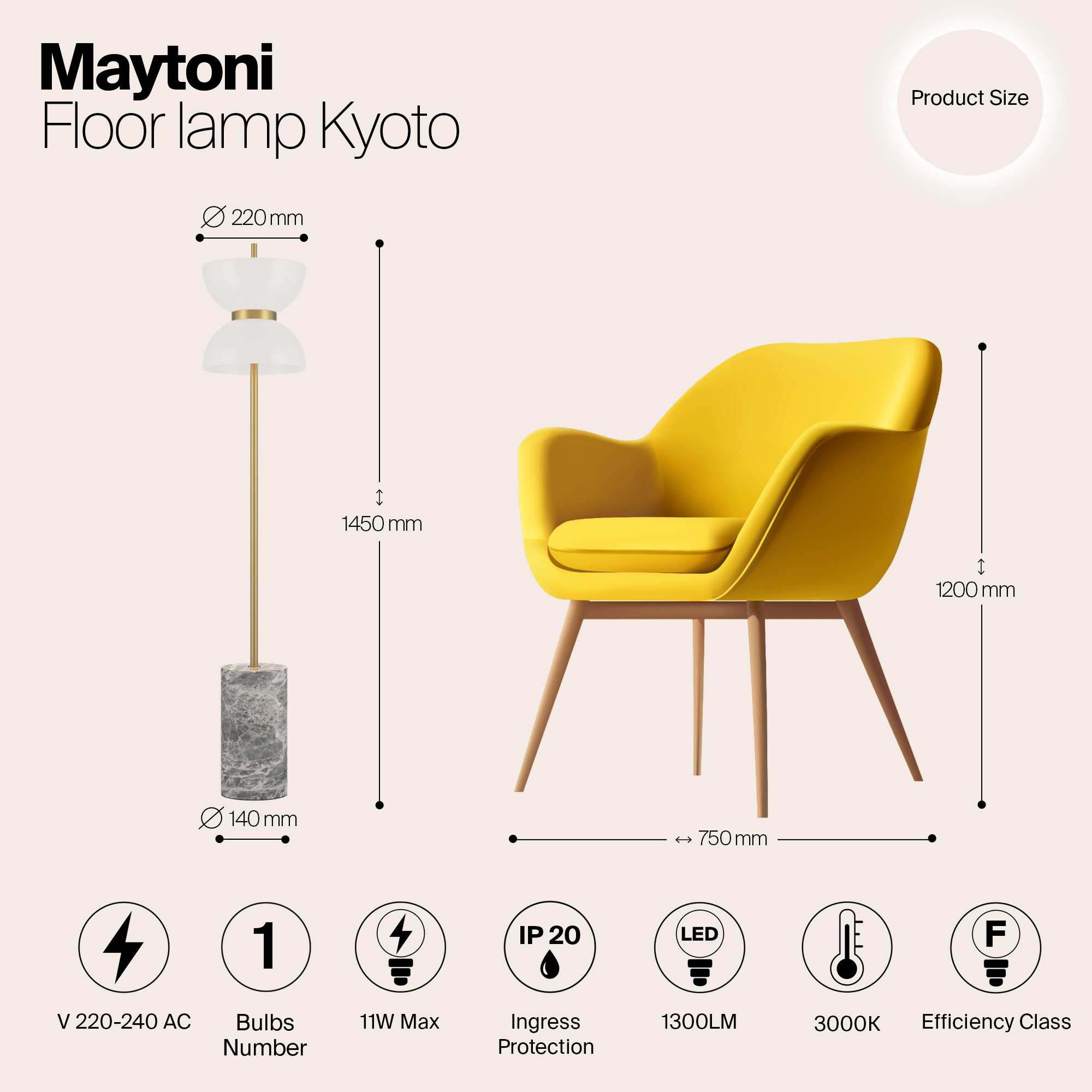 картинка Напольный светильник (торшер) Maytoni MOD178FL-L11G3K магазин pro-decor.kz являющийся официальным дистрибьютором в Казахстане картинка Напольный светильник (торшер) Maytoni MOD178FL-L11G3K от магазина pro-decor.kz