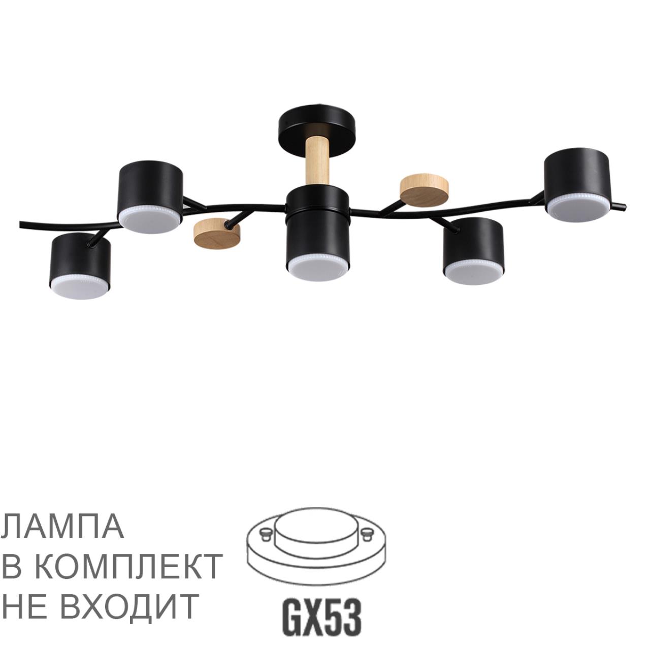 картинка 8194/5C Lumion Потолочная люстра CRYPTO от магазина pro-decor.kz