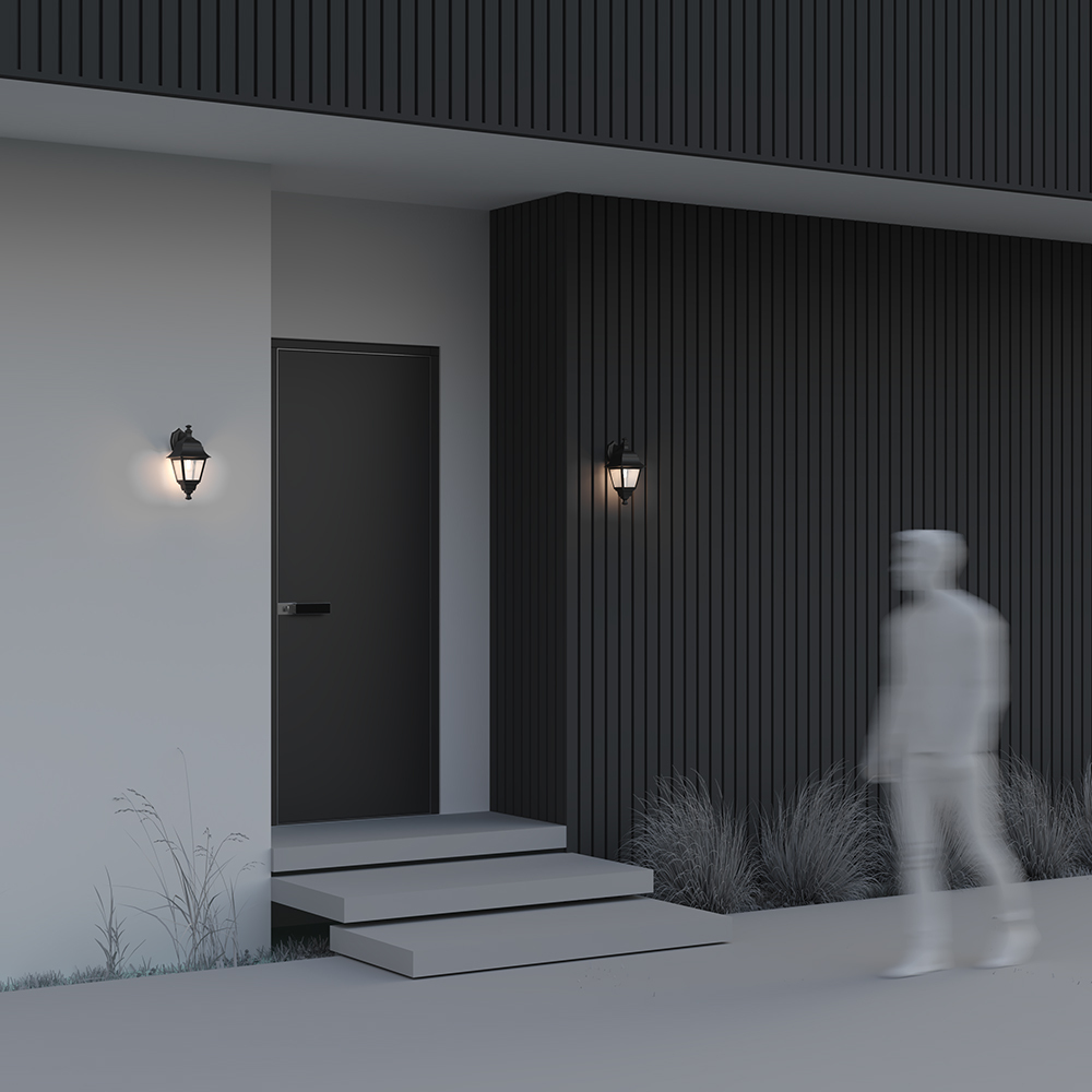 картинка Уличный настенный светильник Maytoni Abbey Road O003WL-01B от магазина pro-decor.kz