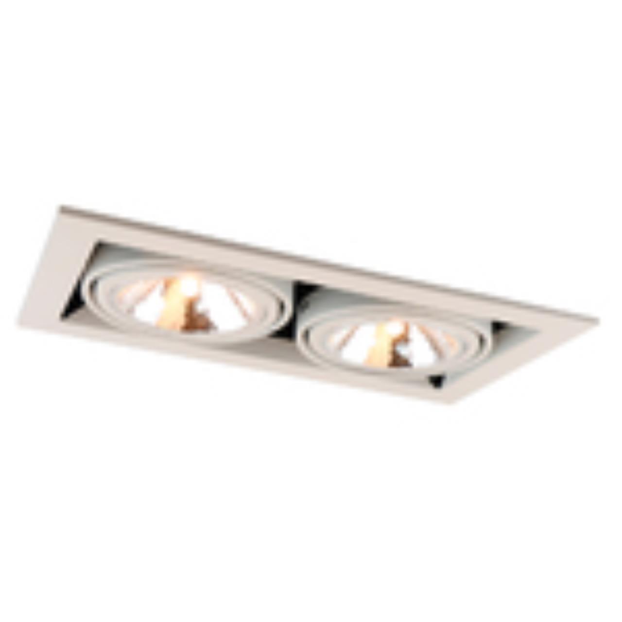картинка Встраиваемый светильник Arte Lamp Cardani Semplice A5949PL-2WH от магазина pro-decor.kz