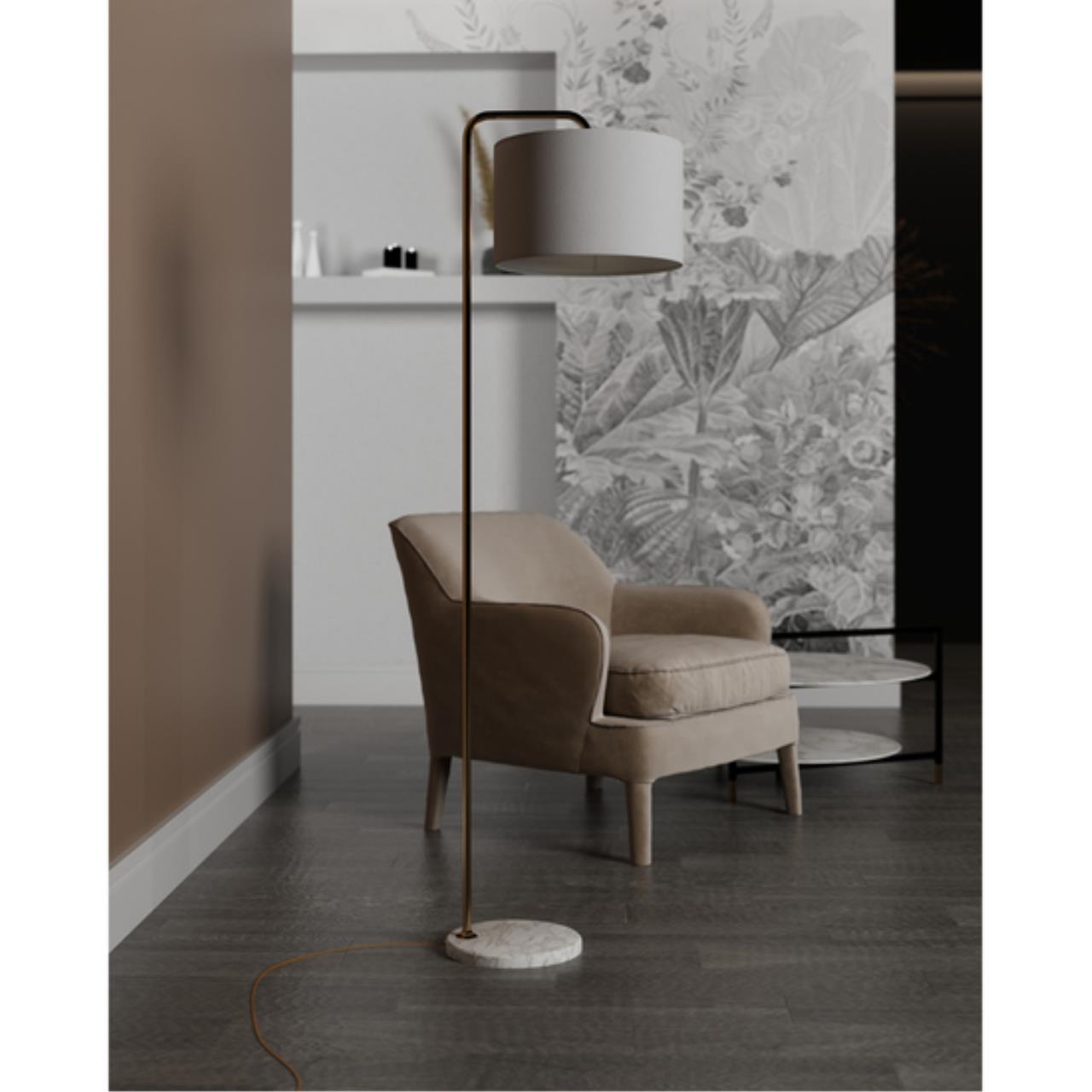 картинка Торшер Arte Lamp Rupert A5024PN-1PB от магазина pro-decor.kz