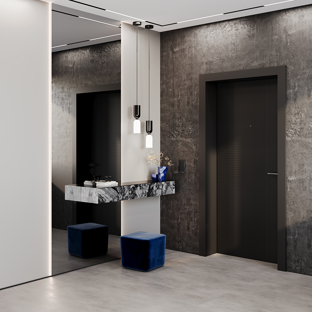 картинка Датчик движения встраиваемый VOLTUM S70, (черный матовый) VLS070508 от магазина pro-decor.kz