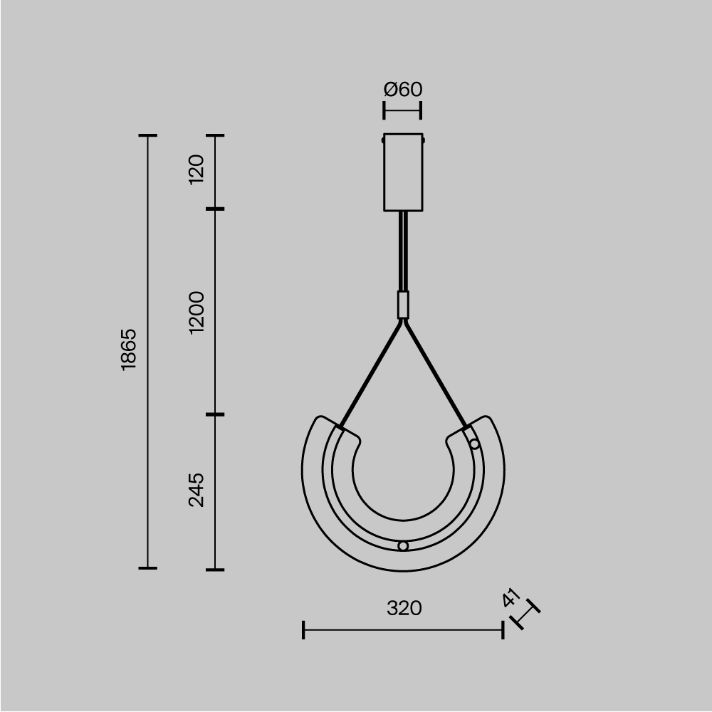 картинка Подвесной светильник Maytoni P091PL-L18G3K1 от магазина pro-decor.kz
