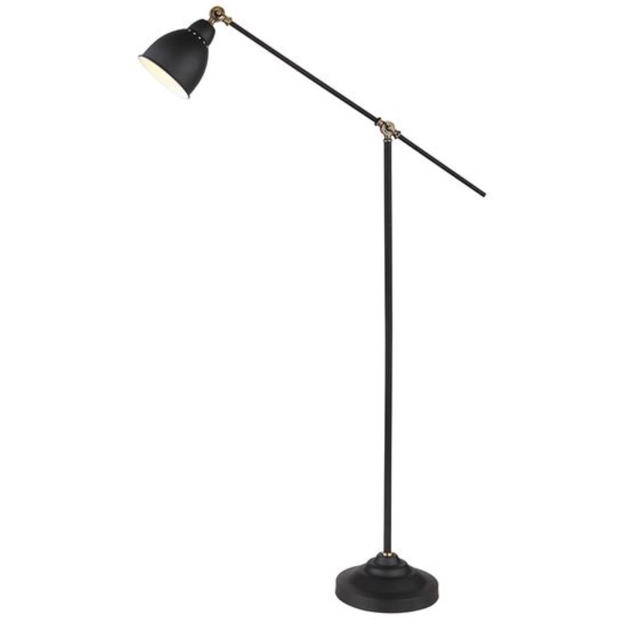 картинка Торшер Arte Lamp Braccio A2054PN-1BK от магазина pro-decor.kz