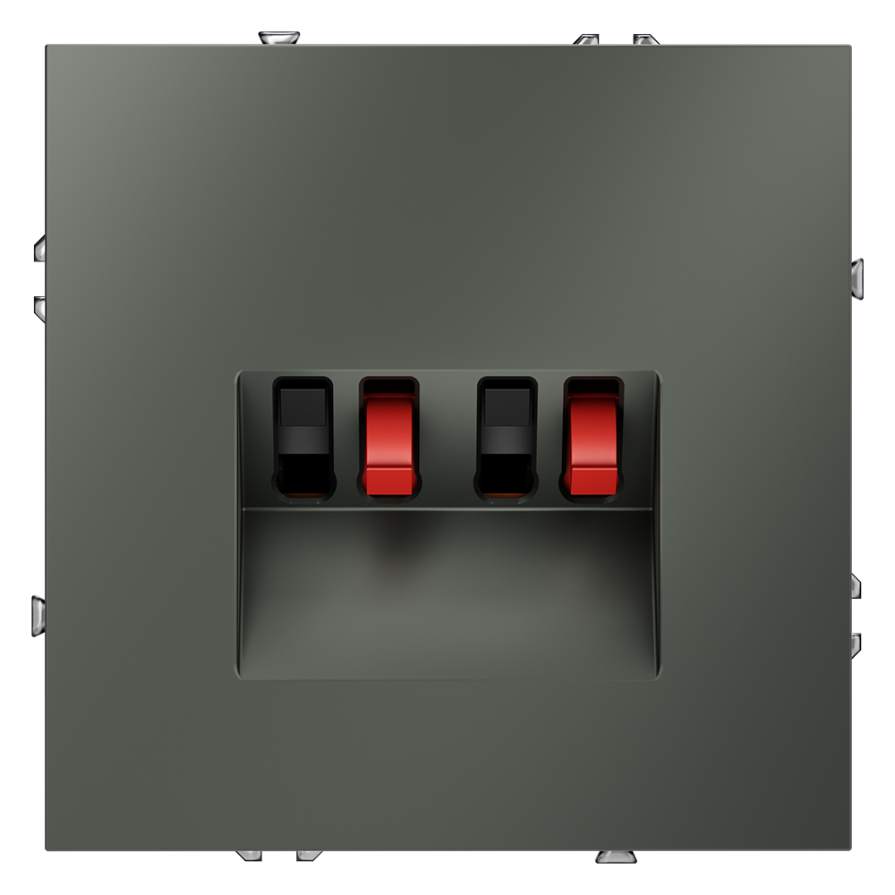 картинка Розетка акустическая встраиваемая VOLTUM S70 4-местная, (титан) VLS060306 от магазина pro-decor.kz