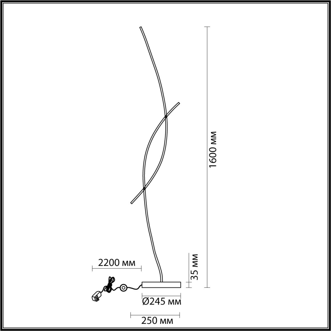 картинка 5693/24FL LEDIO LumionТоршер с пультом ДУ NYX от магазина pro-decor.kz