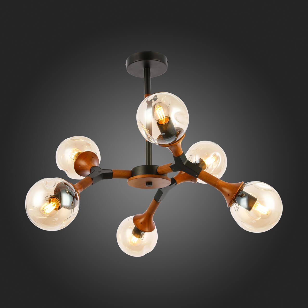 картинка Потолочная люстра Evoluce Raquel SLE109402-06 магазин pro-decor.kz являющийся официальным дистрибьютором в Казахстане картинка Потолочная люстра Evoluce Raquel SLE109402-06 от магазина pro-decor.kz
