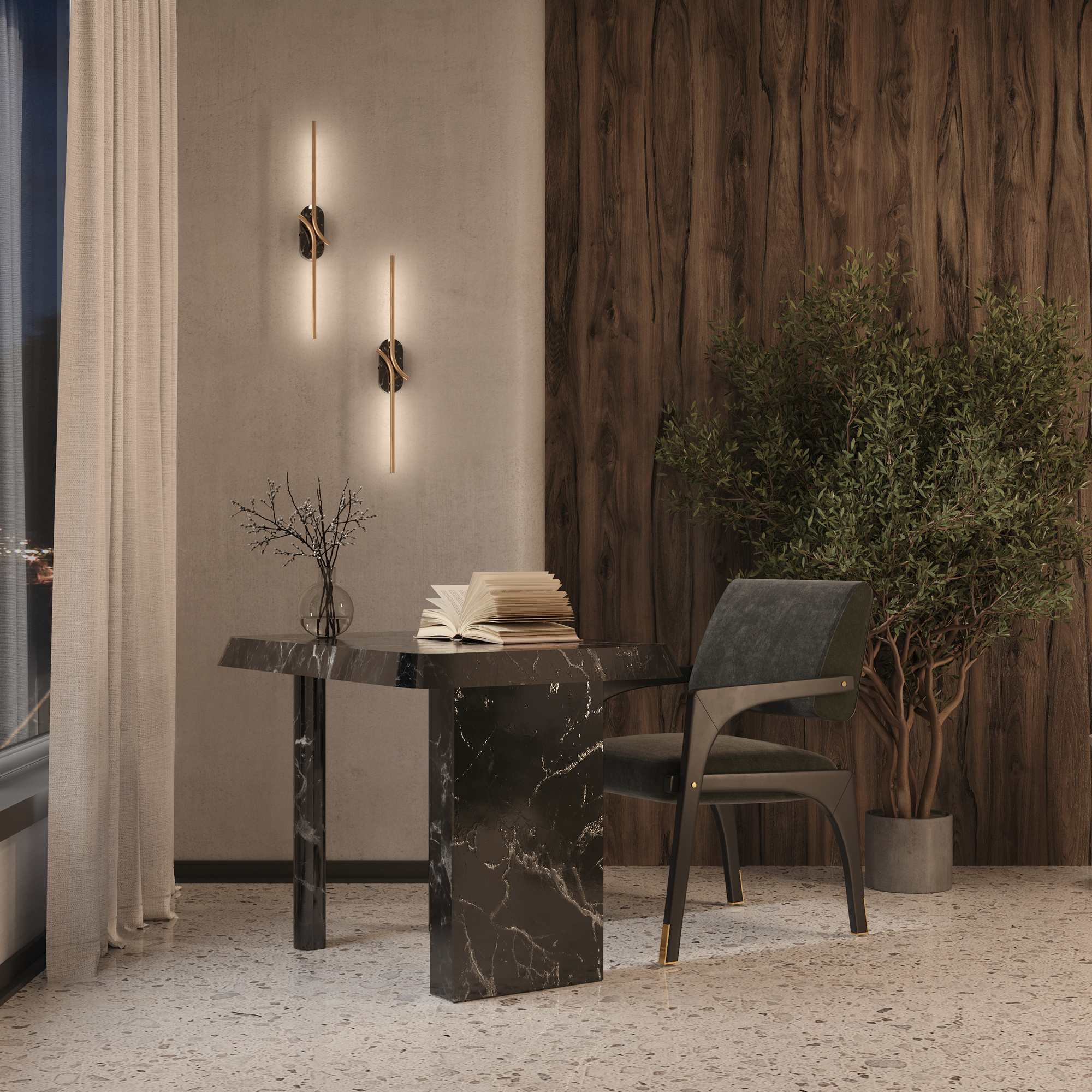 картинка Настенный светильник Maytoni MOD256WL-L5BS3K3 от магазина pro-decor.kz