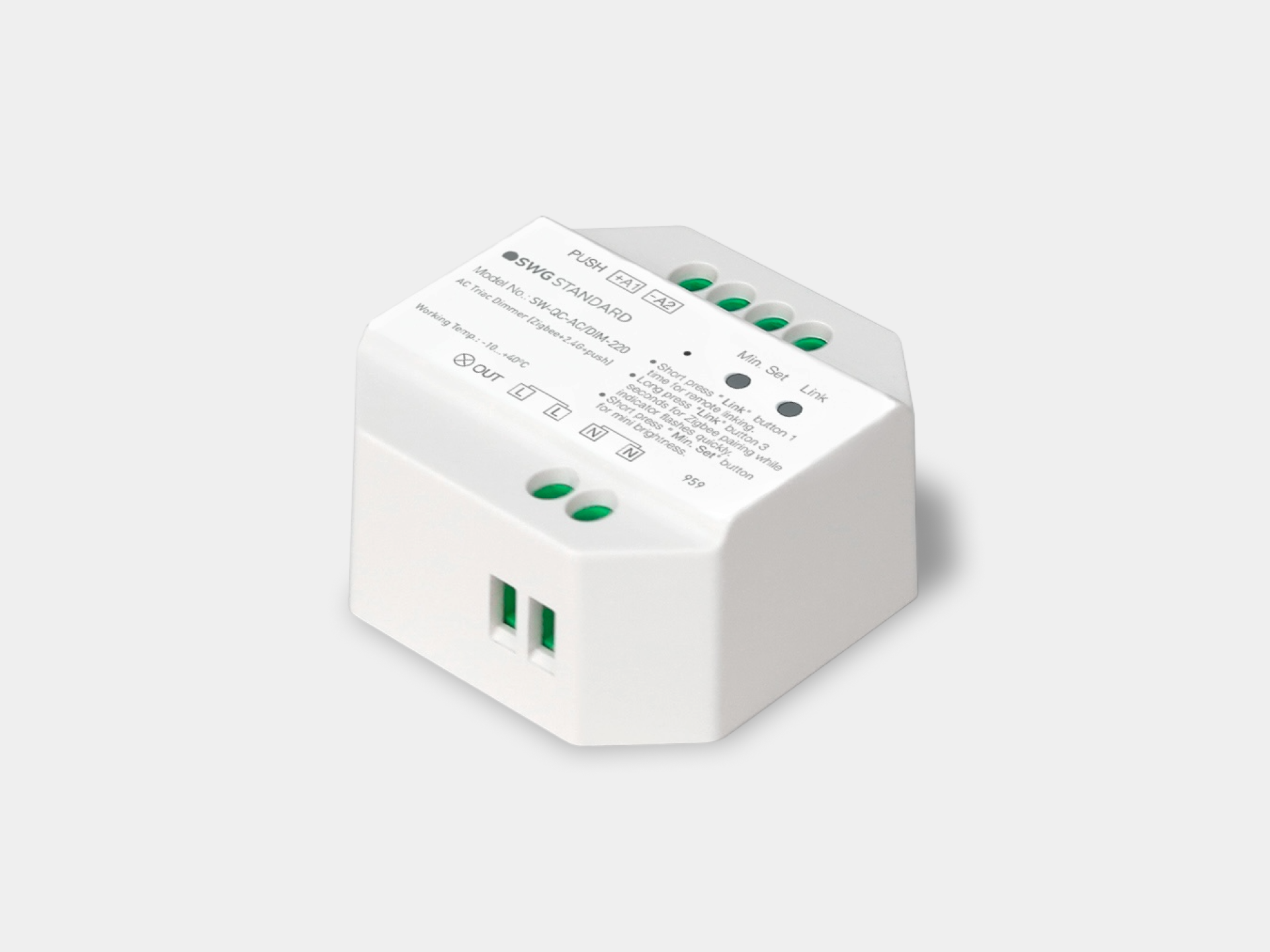 картинка SW-QC-АС/DIM-220 AC TRIAC диммер от магазина pro-decor.kz