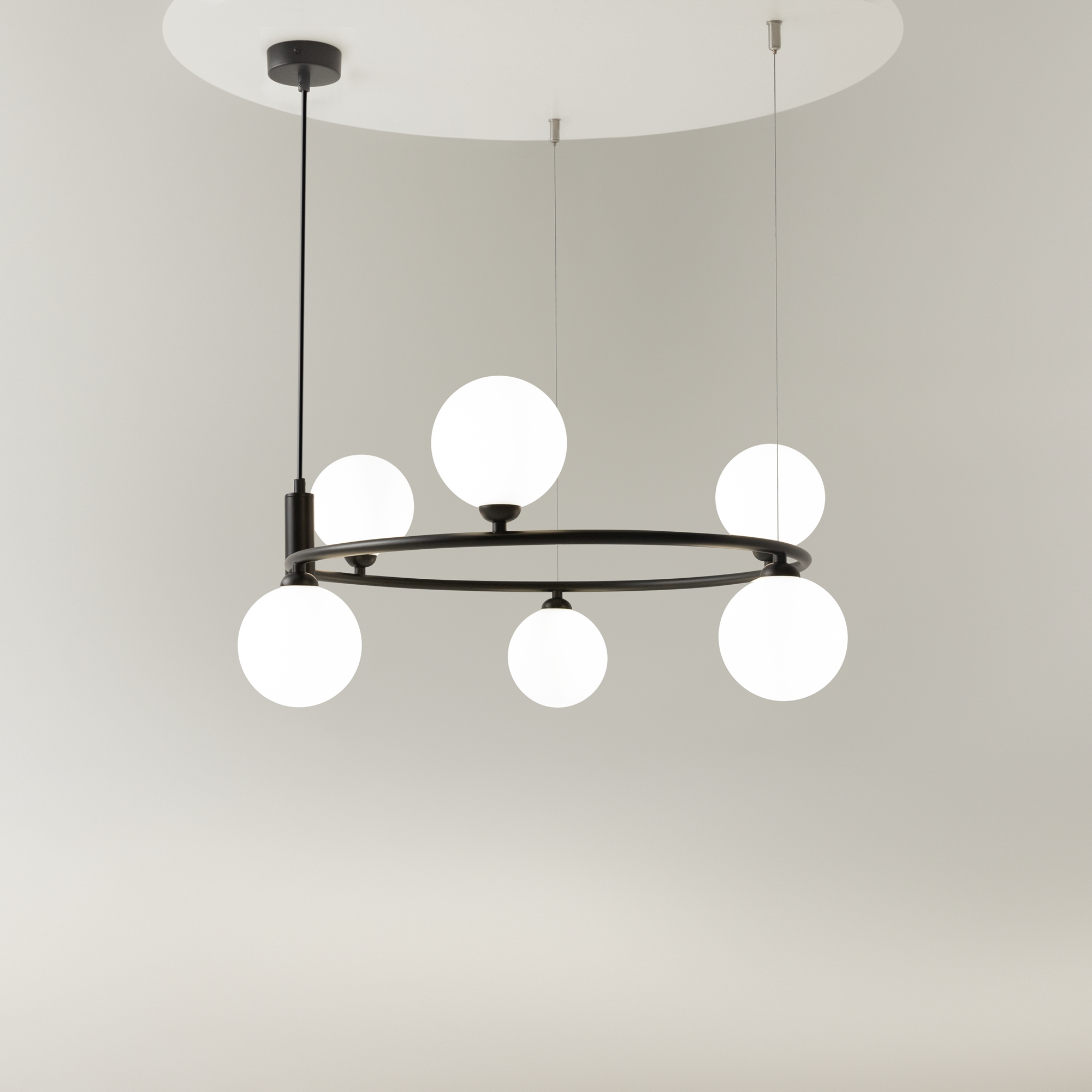 картинка Подвесная люстра Maytoni Ring MOD013PL-06B от магазина pro-decor.kz