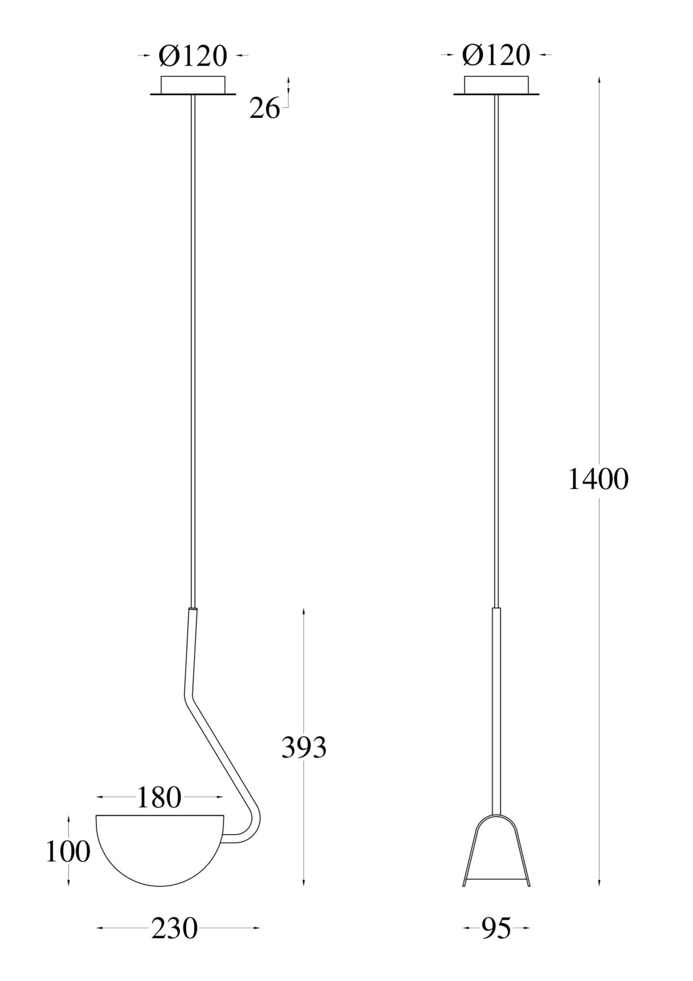 картинка Подвесной светильник Technical MOD126PL-01B от магазина pro-decor.kz