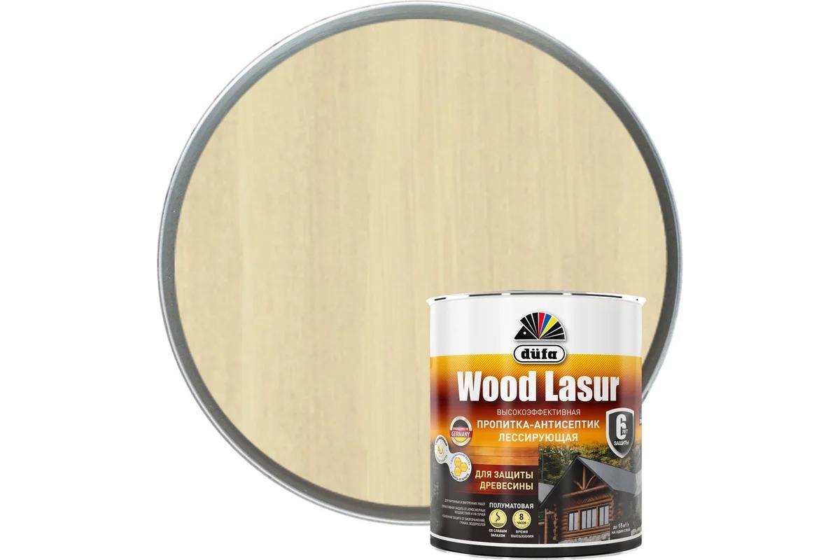 Dufa Пропитка WOOD LASUR бесцветная   0,9л