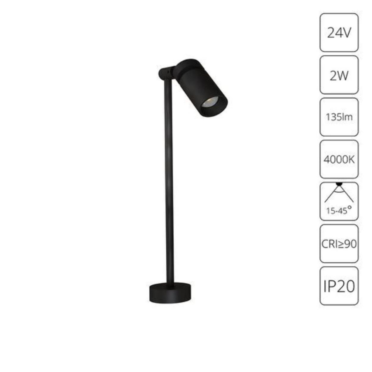 картинка Светильник витринный Arte Lamp PRESTO A6196LT-1BK от магазина pro-decor.kz