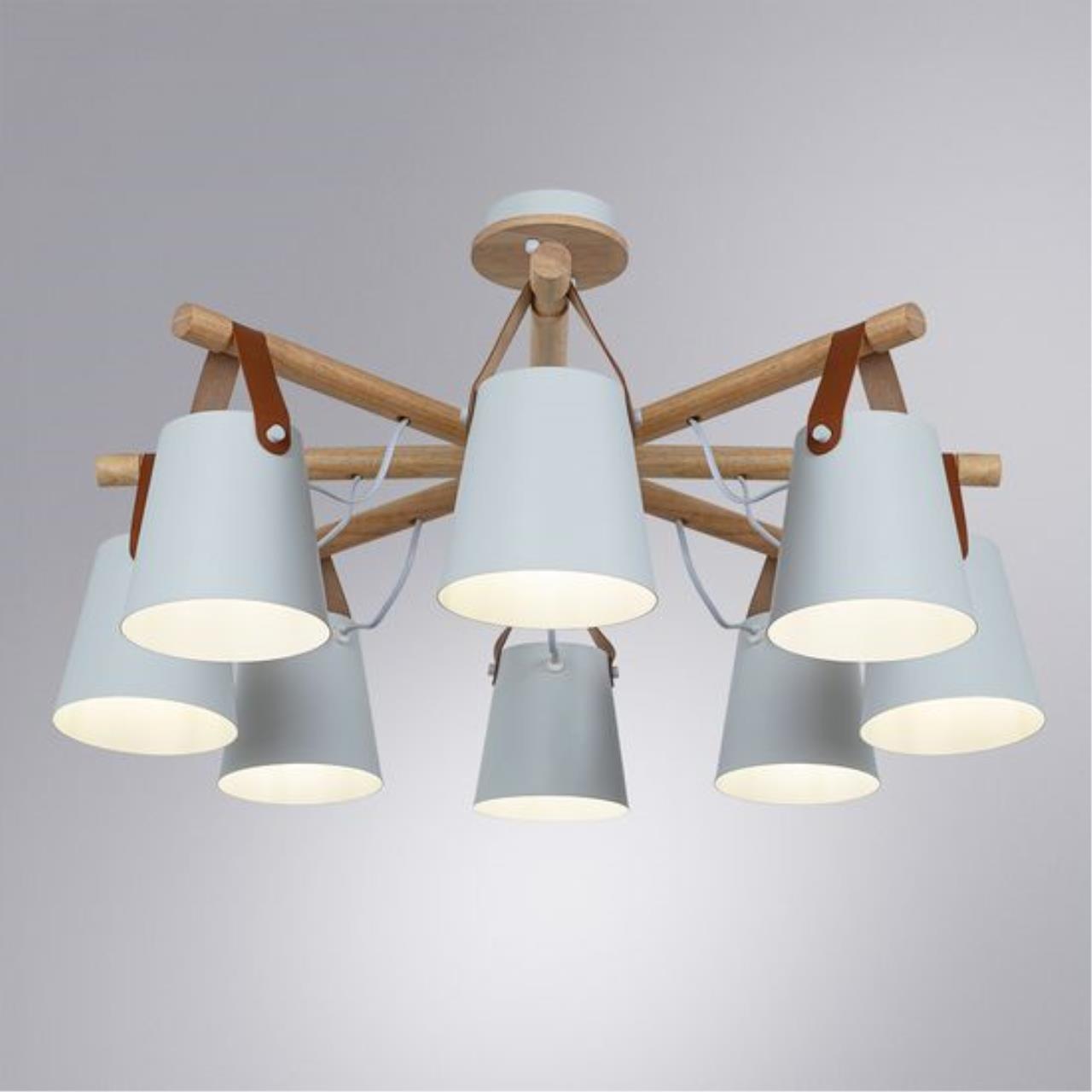 картинка Потолочный светильник Arte Lamp THOMAS A7032PL-8WH магазин pro-decor.kz являющийся официальным дистрибьютором в Казахстане картинка Потолочный светильник Arte Lamp THOMAS A7032PL-8WH от магазина pro-decor.kz
