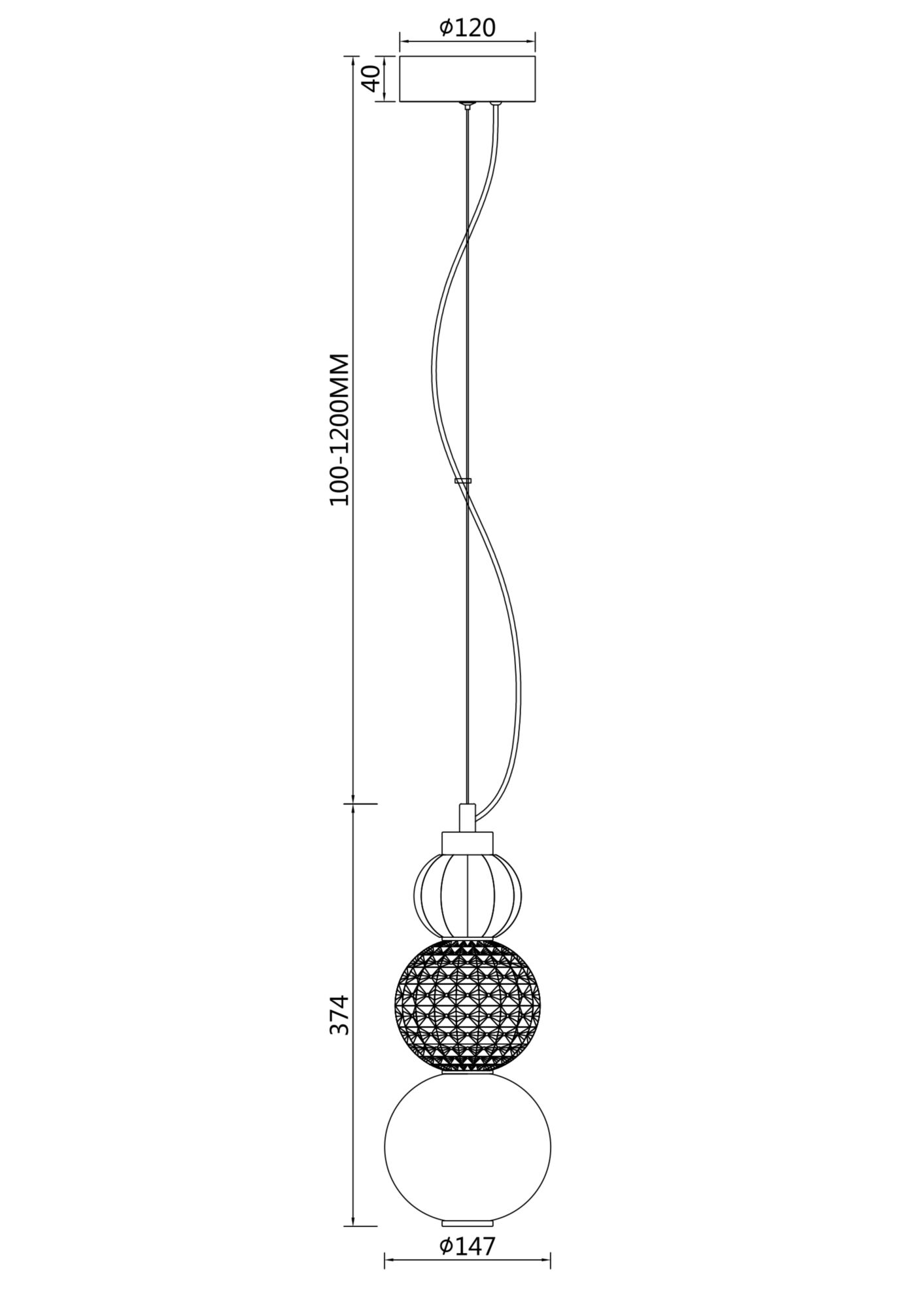 картинка Подвесной светодиодный светильник Maytoni Collar P069PL-L16CH3K от магазина pro-decor.kz