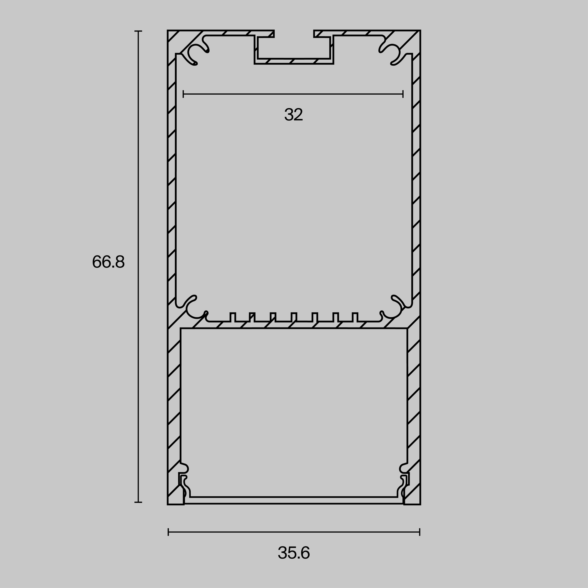картинка Комплектующие к светодиодной ленте Led Strip ALM-3566-S-2M от магазина pro-decor.kz