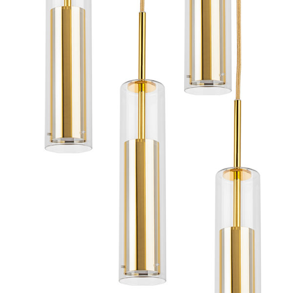 картинка 756052 Люстра CILINO 5х40W GU10 GOLD магазин pro-decor.kz являющийся официальным дистрибьютором в Казахстане картинка 756052 Люстра CILINO 5х40W GU10 GOLD от магазина pro-decor.kz