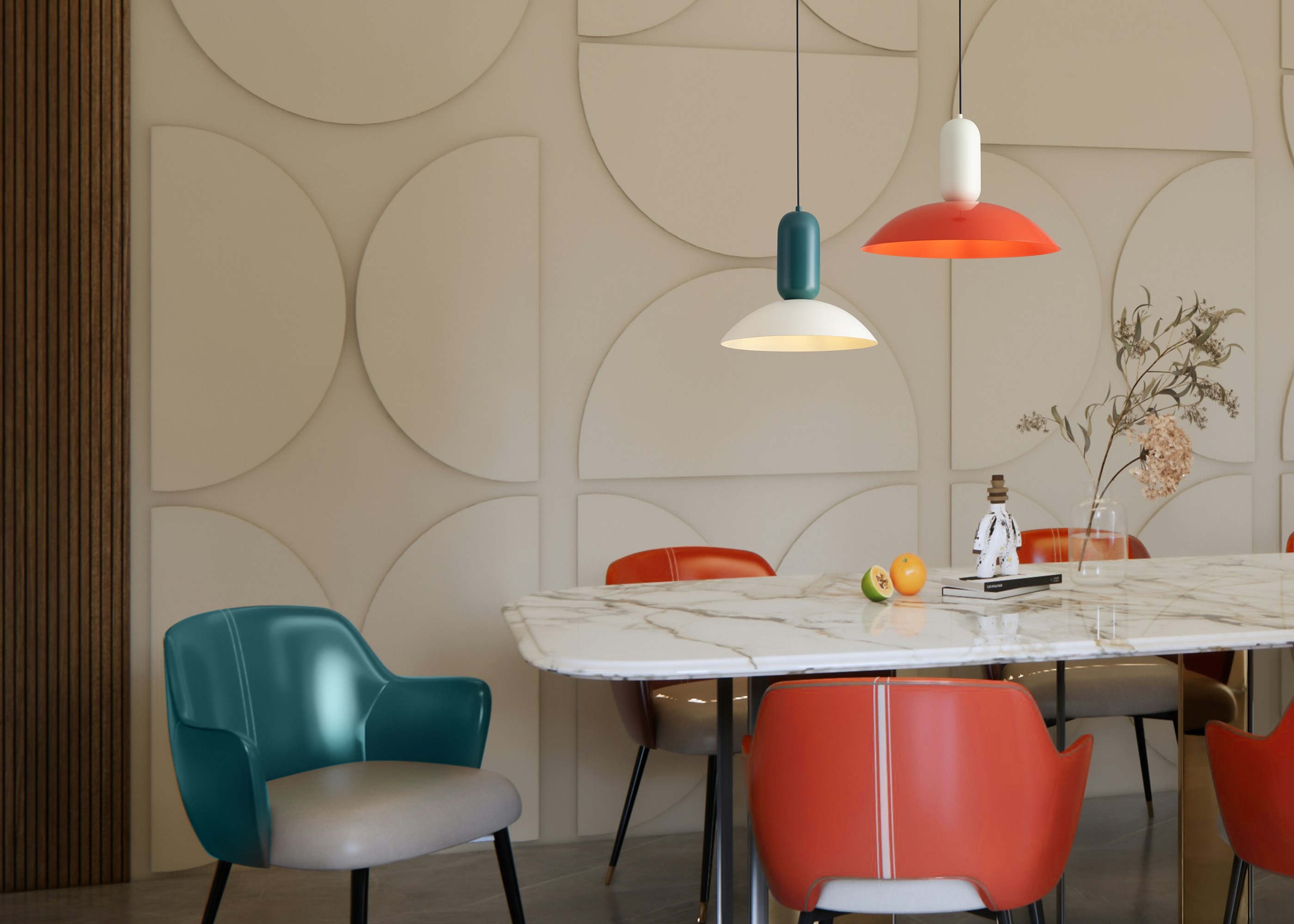 картинка Подвесной светильник Freya FR5551PL-01WG Lotus от магазина pro-decor.kz