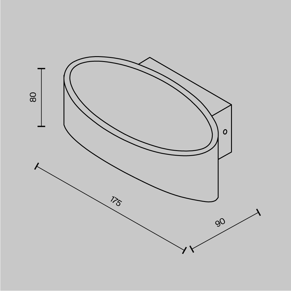 картинка Настенный светодиодный светильник Maytoni Trame C806WL-L5W от магазина pro-decor.kz