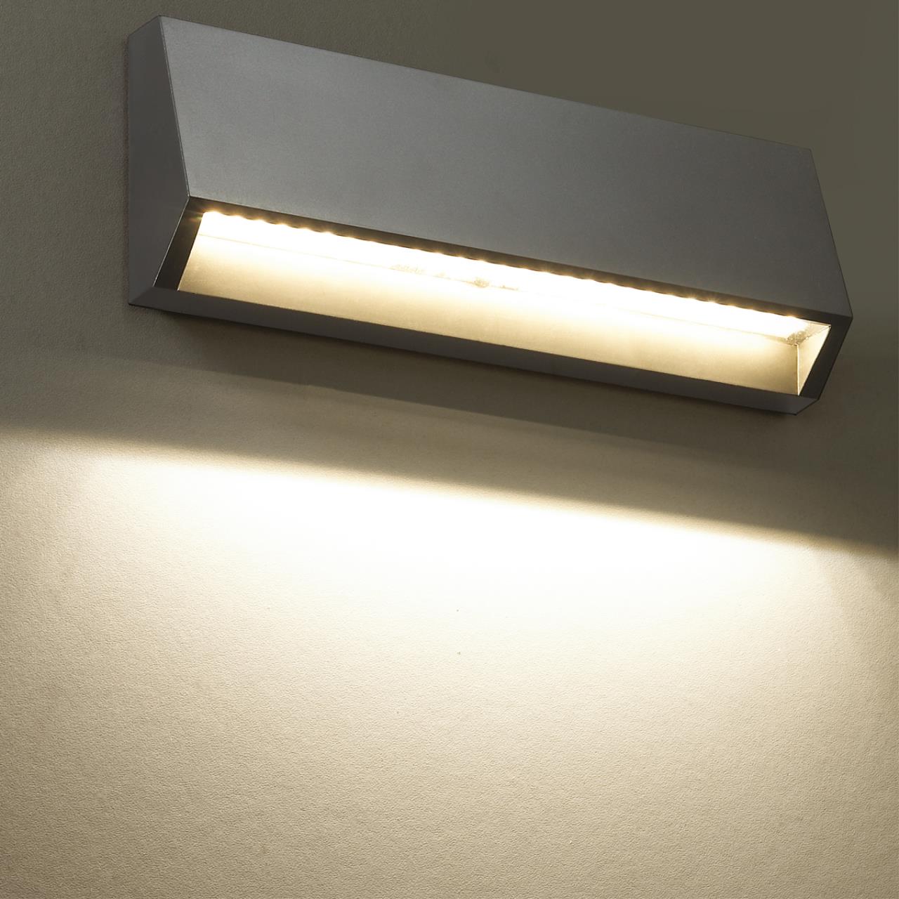картинка Уличный настенный светодиодный светильник Novotech Street Kaimas 357418 от магазина pro-decor.kz