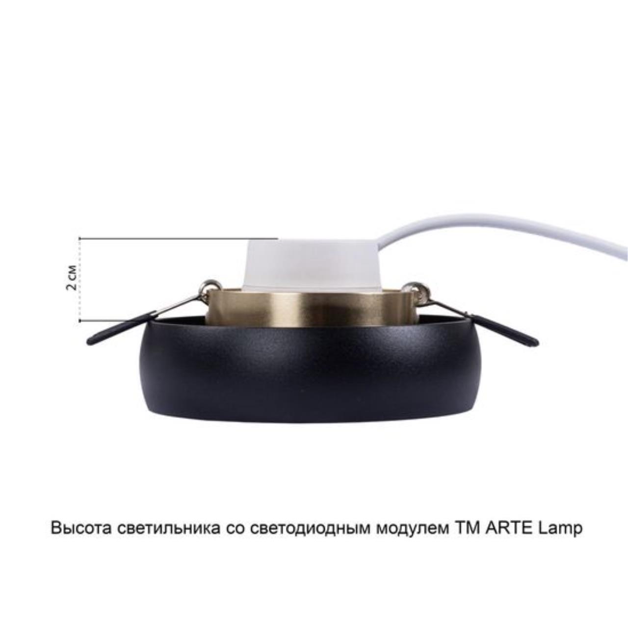 картинка Потолочный светильник Arte Lamp HEZE A6666PL-1BK от магазина pro-decor.kz