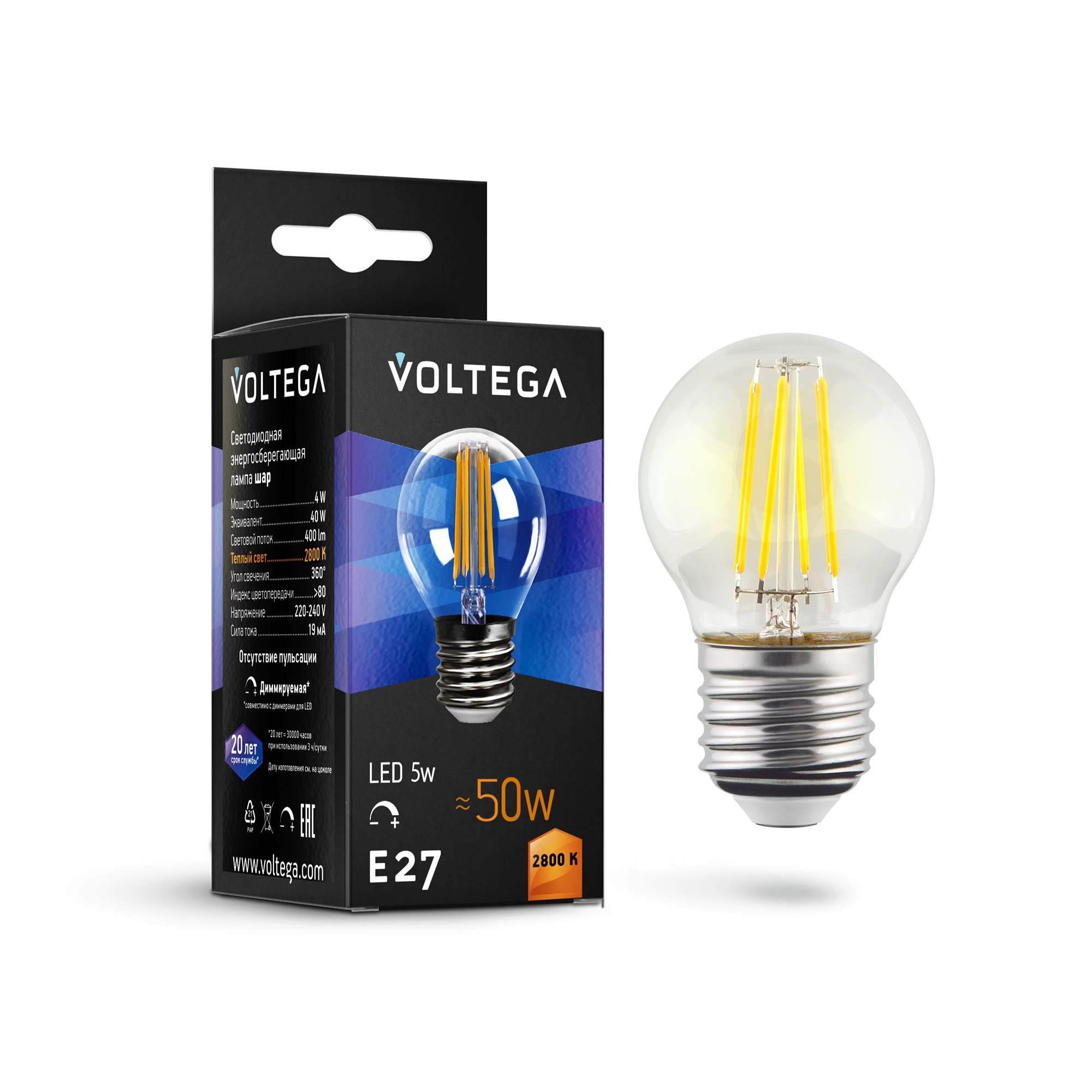 картинка Лампочка Voltega 8466 от магазина pro-decor.kz