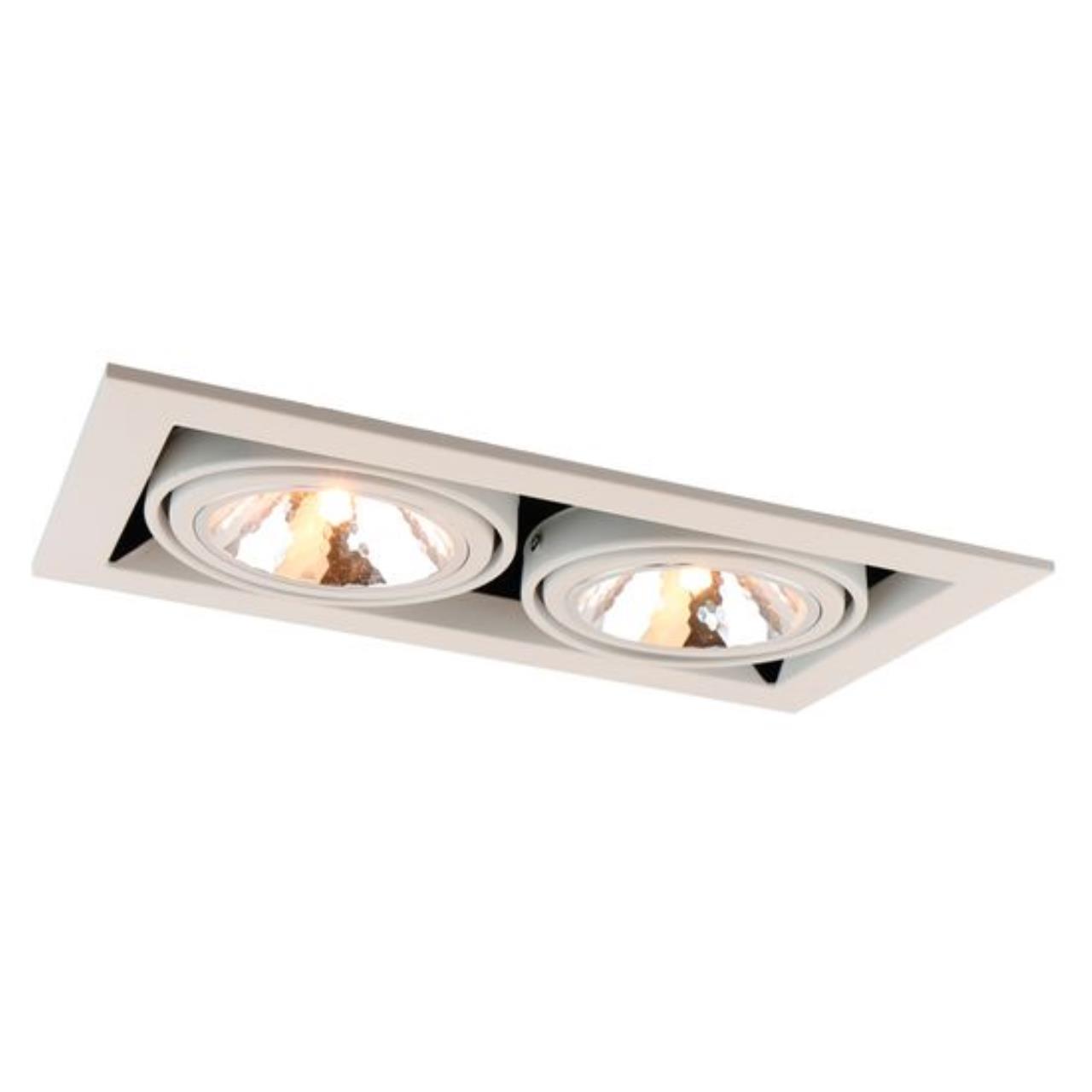 картинка Встраиваемый светильник Arte Lamp Cardani Semplice A5949PL-2WH от магазина pro-decor.kz