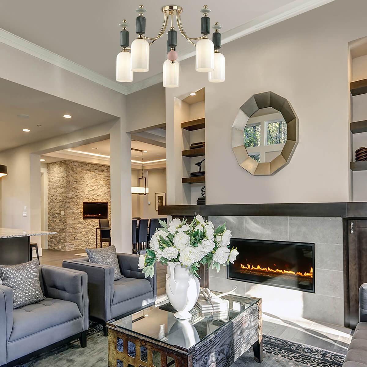 картинка Потолочная люстра Odeon Light Classic Candy 4861/5C от магазина pro-decor.kz