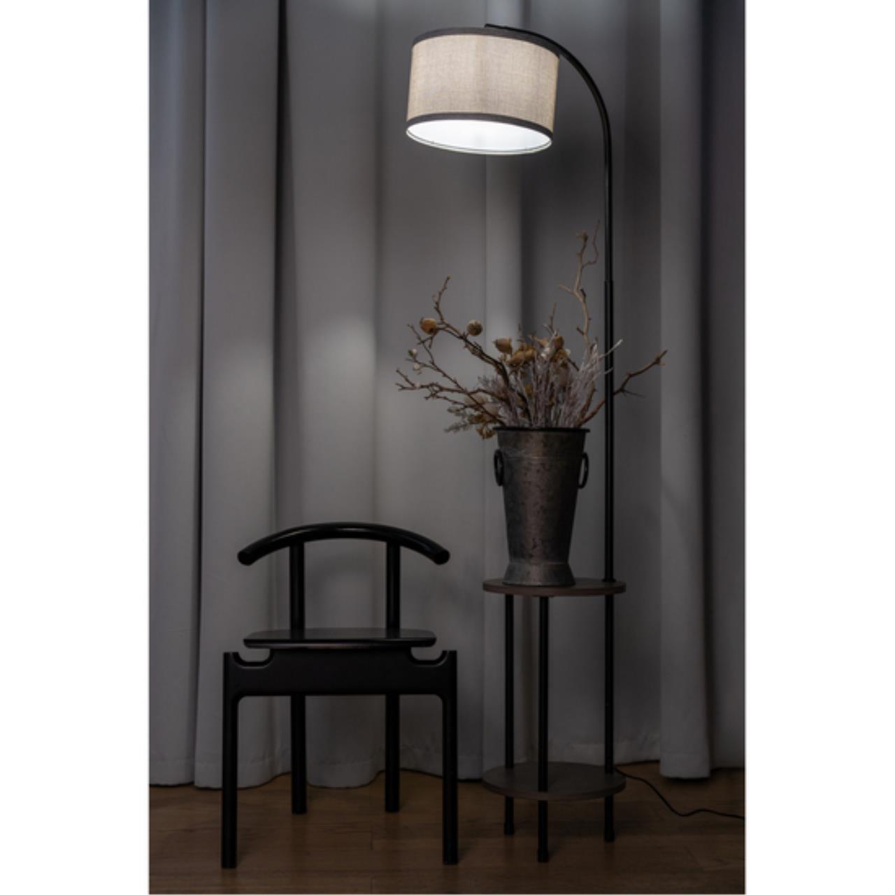 картинка Торшер Arte Lamp COMBO A4055PN-1BK от магазина pro-decor.kz