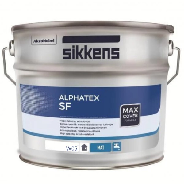 Купить Краска Sikkens Alphatex SF мат W05 10л Краска Sikkens Alphatex SF мат W05 10л
