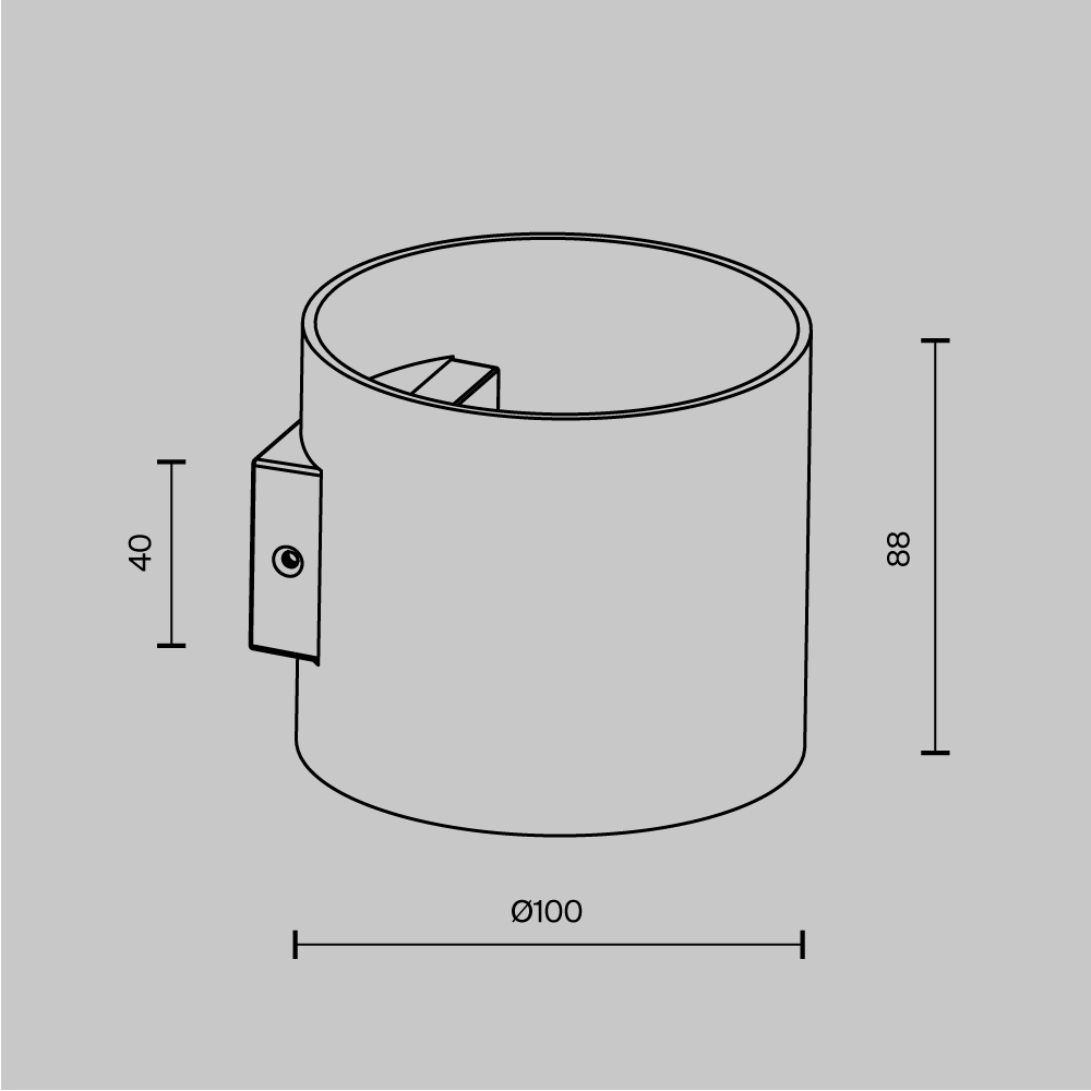 картинка Бра Maytoni Rond C066WL-01W от магазина pro-decor.kz