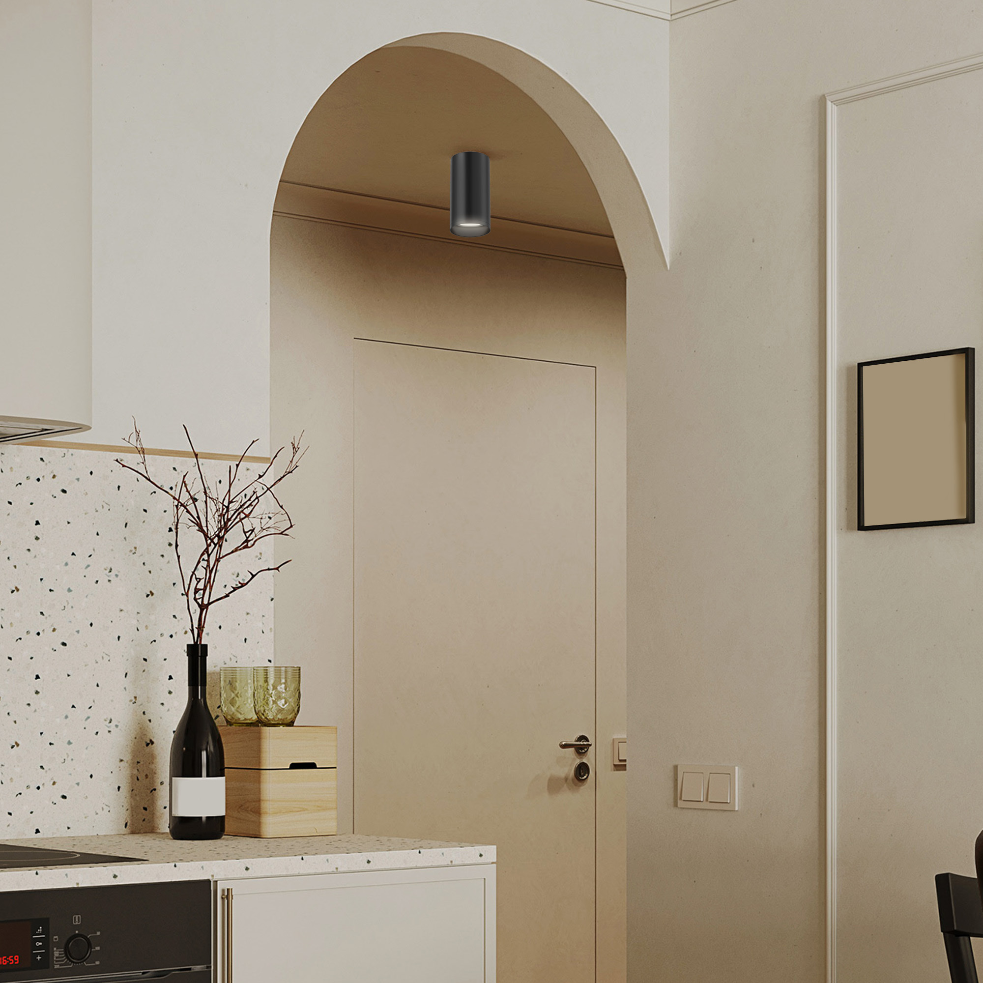 картинка Потолочный светильник Maytoni Focus S C052CL-01B от магазина pro-decor.kz