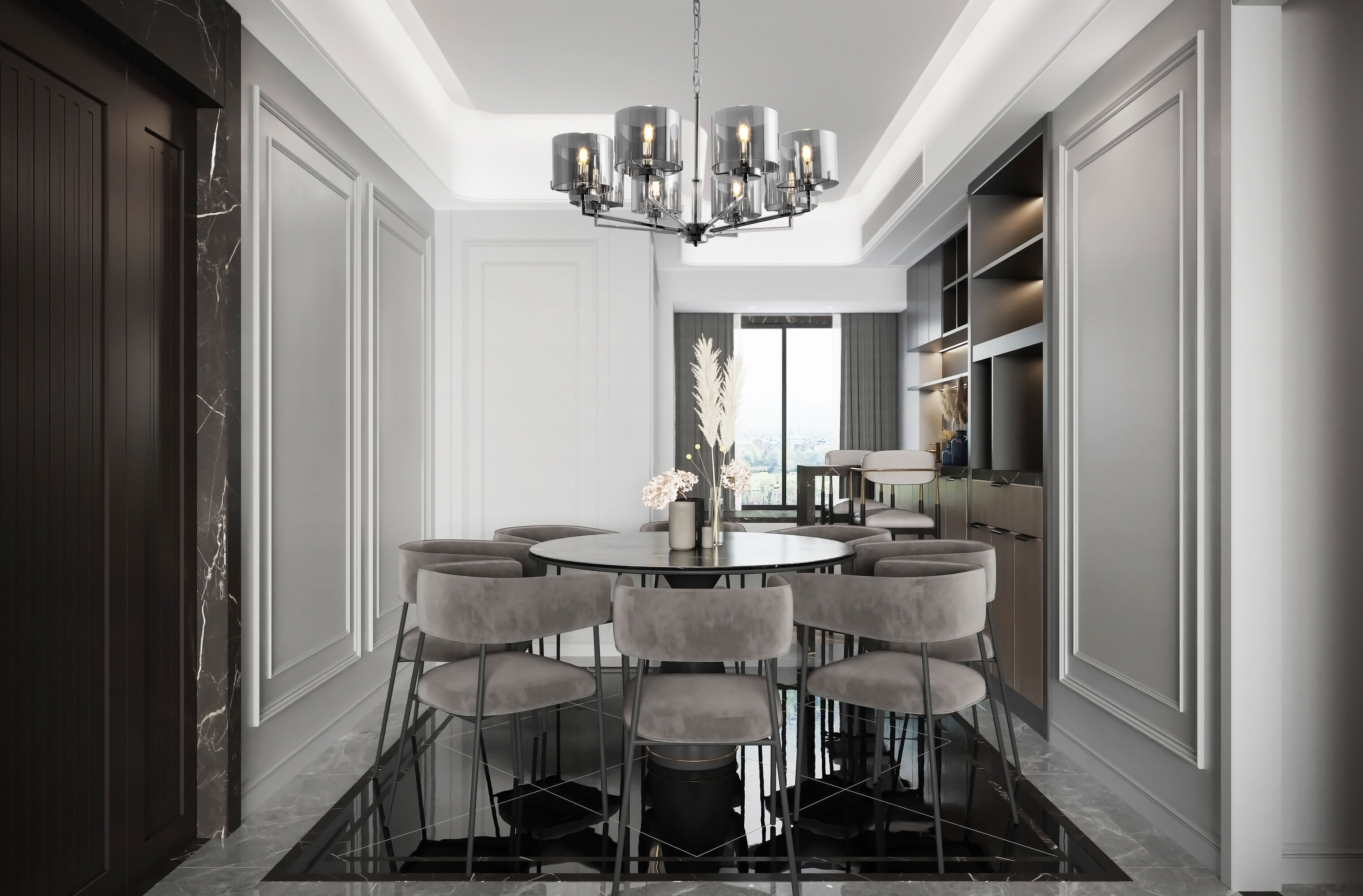 картинка Подвесная люстра Freya Karen FR5096PL-08CH от магазина pro-decor.kz