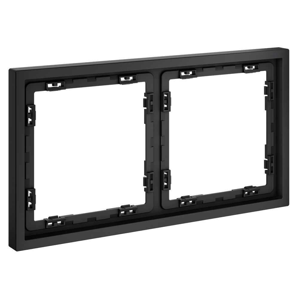 картинка Рамка пластиковая VOLTUM S70 на 2 поста, (графит) VLS100207 магазин pro-decor.kz являющийся официальным дистрибьютором в Казахстане картинка Рамка пластиковая VOLTUM S70 на 2 поста, (графит) VLS100207 от магазина pro-decor.kz