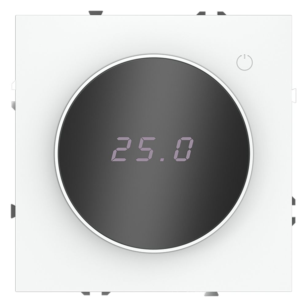 картинка Терморегулятор электронный VOLTUM S70 с индикацией и датчиком, для теплого пола, (белый матовый) VLS070102 от магазина pro-decor.kz