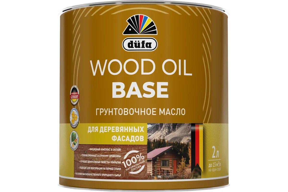 Dufa Грунтовочное масло WOOD OIL BASE  2л