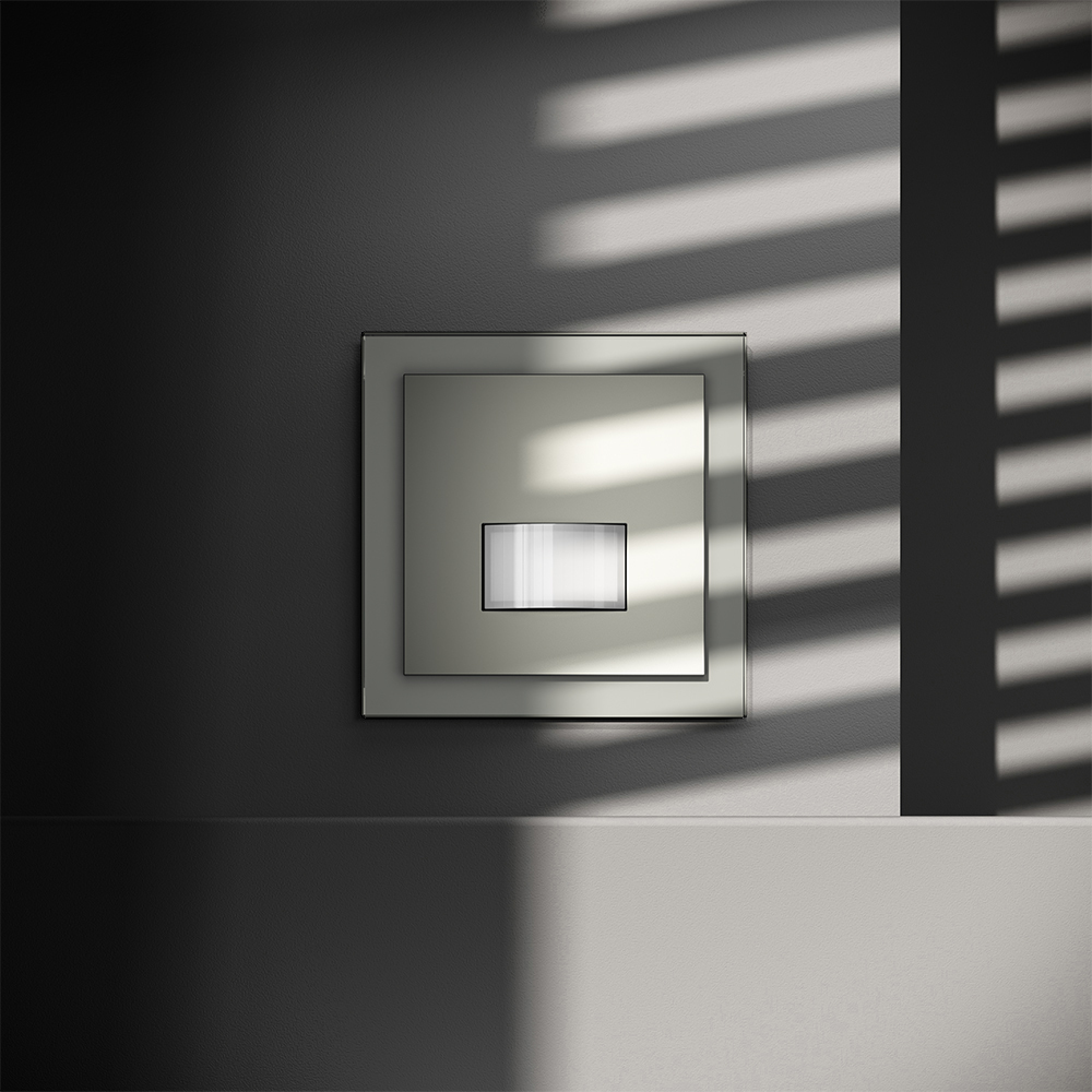 картинка Датчик движения встраиваемый VOLTUM S70, (сталь) VLS070505 от магазина pro-decor.kz