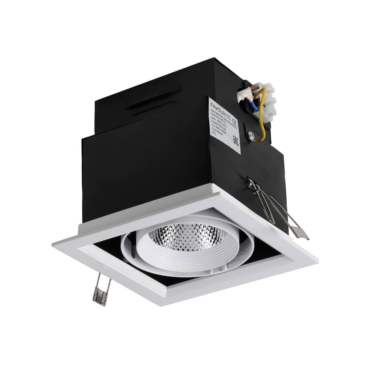 картинка Встраиваемый светодиодный светильник Favourite Flashled 1985-1C от магазина pro-decor.kz