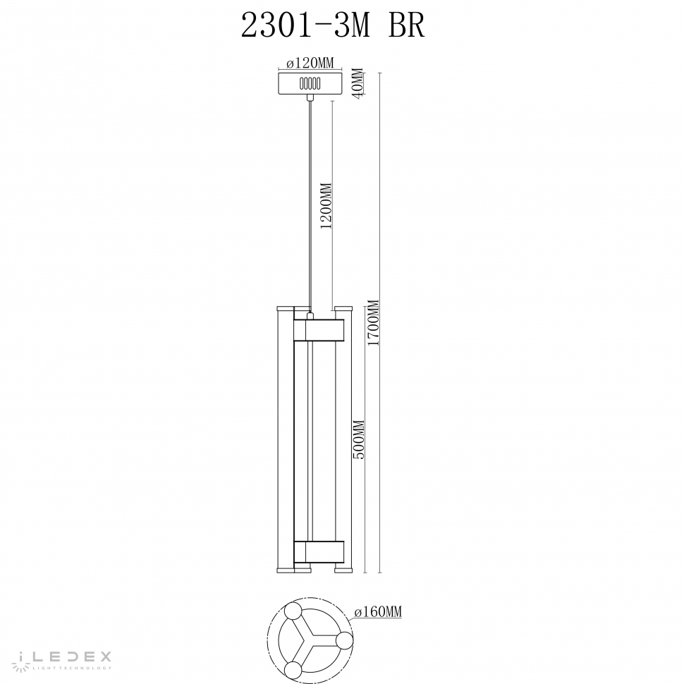 картинка Светильник подвесной iLedex Rocks iLedex 2301-3M BR магазин pro-decor.kz являющийся официальным дистрибьютором в Казахстане картинка Светильник подвесной iLedex Rocks iLedex 2301-3M BR от магазина pro-decor.kz