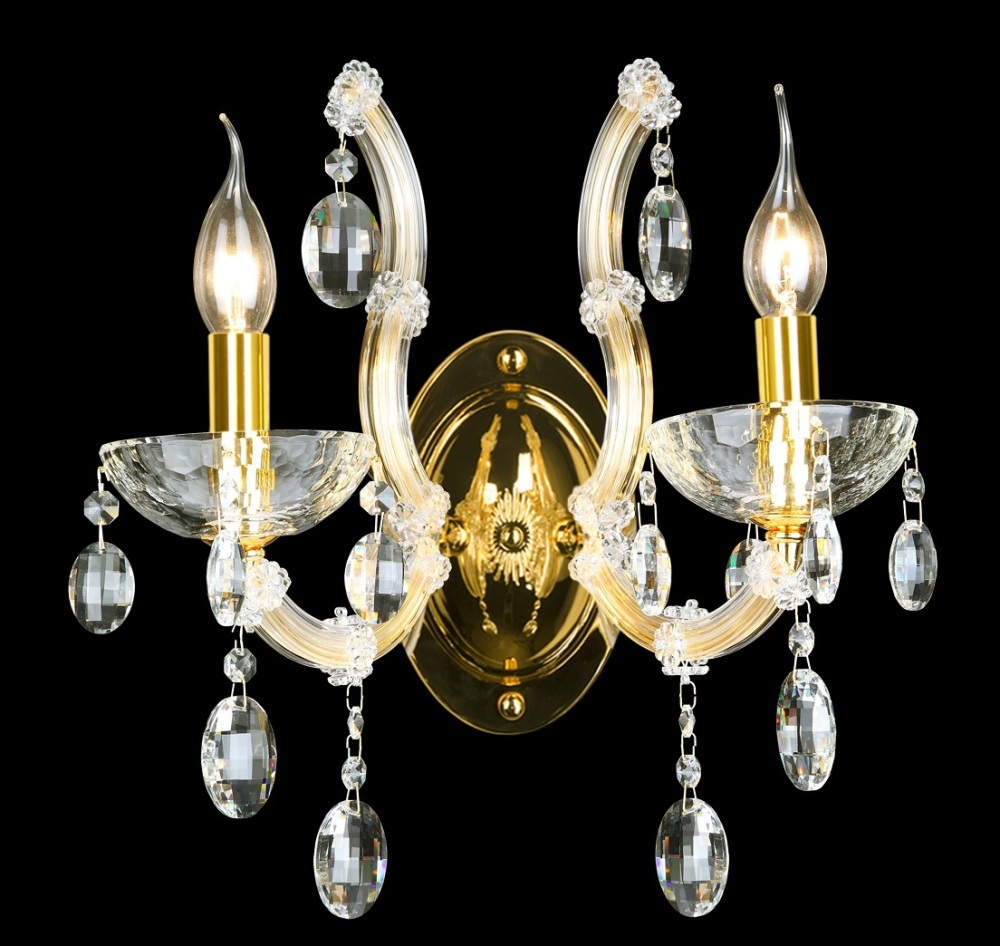 картинка Бра Crystal Lux HOLLYWOOD AP2 GOLD Crystal Lux 2011/402 от магазина pro-decor.kz