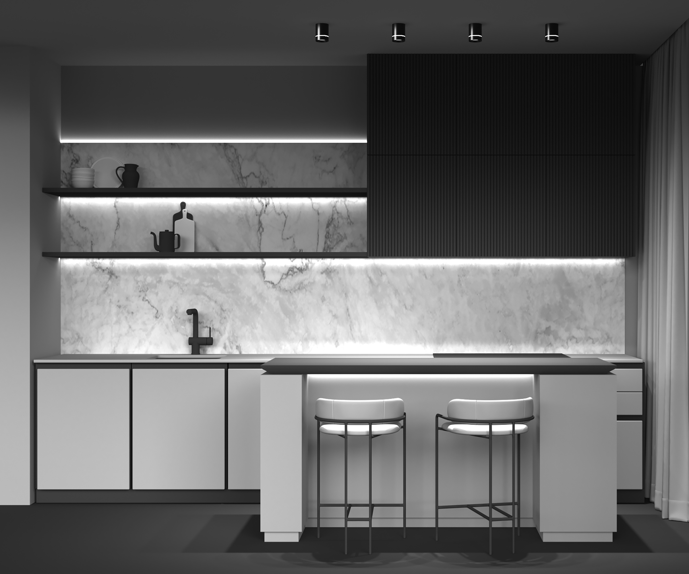 картинка Потолочный светильник Technical C085CL-9W3K-B магазин pro-decor.kz являющийся официальным дистрибьютором в Казахстане картинка Потолочный светильник Technical C085CL-9W3K-B от магазина pro-decor.kz