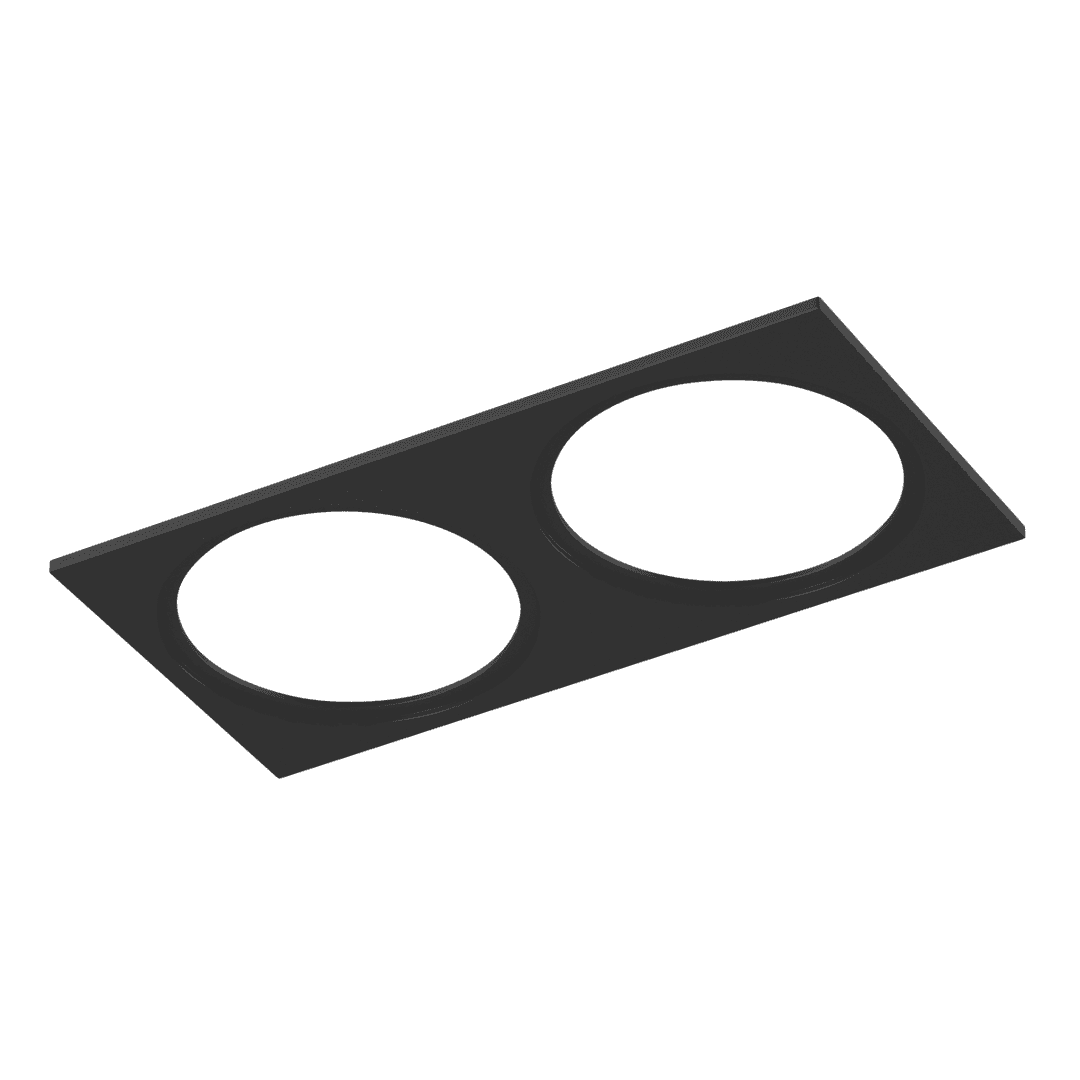 картинка Рамка черная двойная DL-PJ-103-B от магазина pro-decor.kz