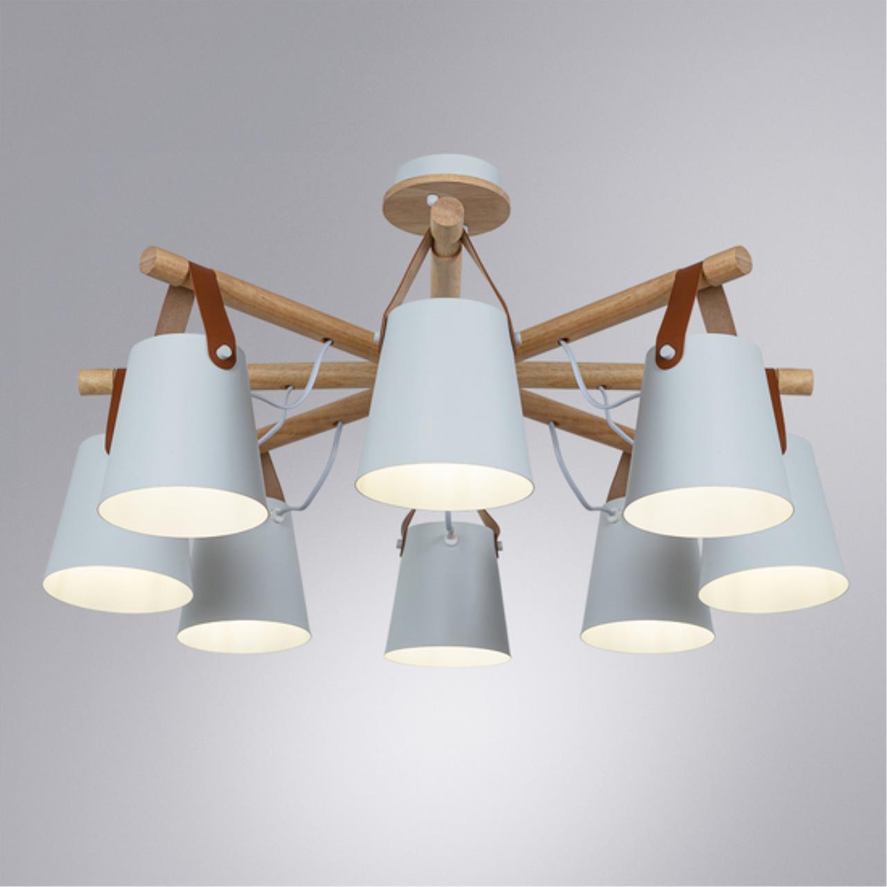 картинка Потолочный светильник Arte Lamp THOMAS A7032PL-8WH магазин pro-decor.kz являющийся официальным дистрибьютором в Казахстане картинка Потолочный светильник Arte Lamp THOMAS A7032PL-8WH от магазина pro-decor.kz